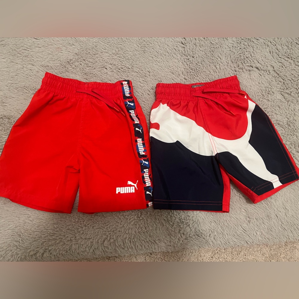 2 Pair of Puma Kids Swimming Trunks